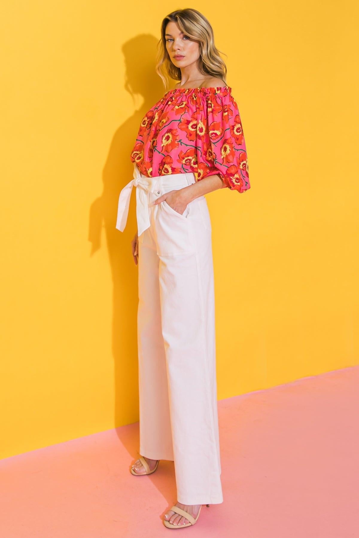 Just Say Yes Twill Pants