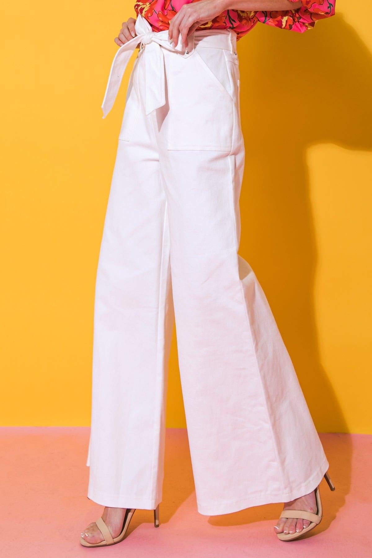 Just Say Yes Twill Pants