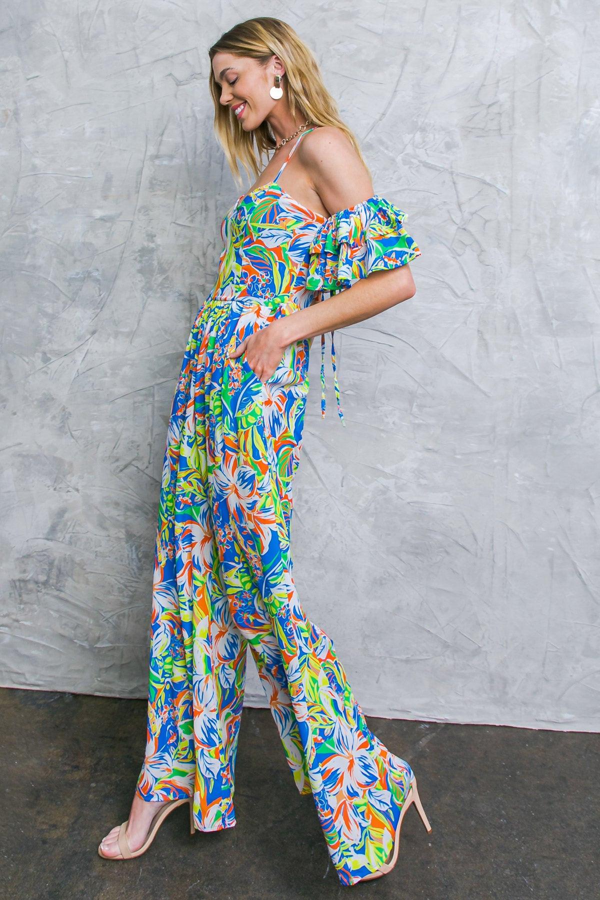 Unseen Beauty Floral Woven Jumpsuit