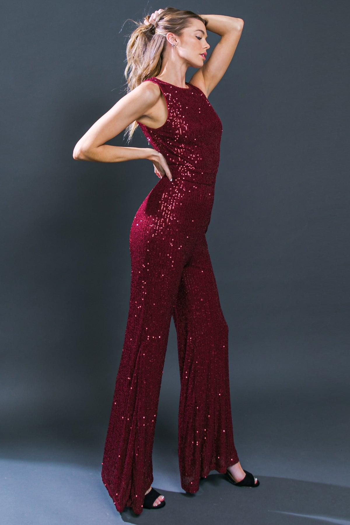 Divine Wanderings Sequin Jumpsuit