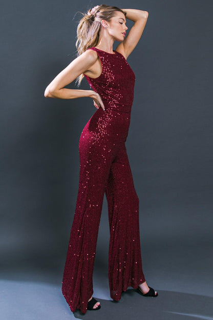 Divine Wanderings Sequin Jumpsuit