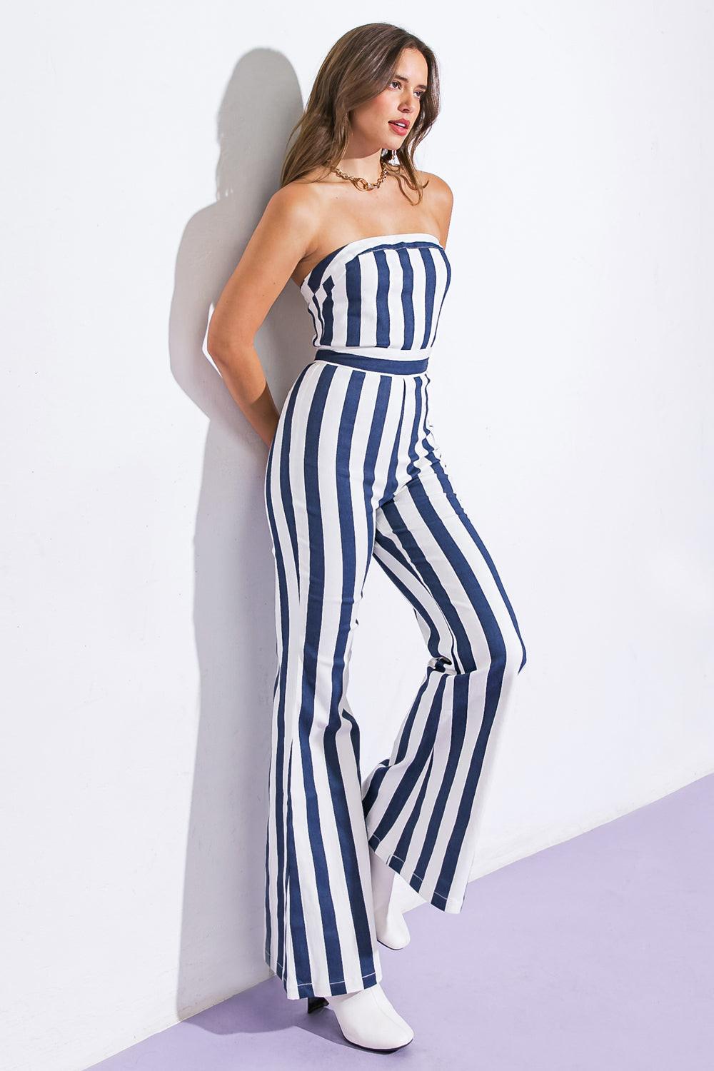 Graceful Appearance Twill Jumpsuit