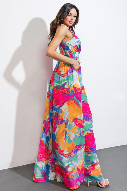 Wandering Around Woven Jumpsuit