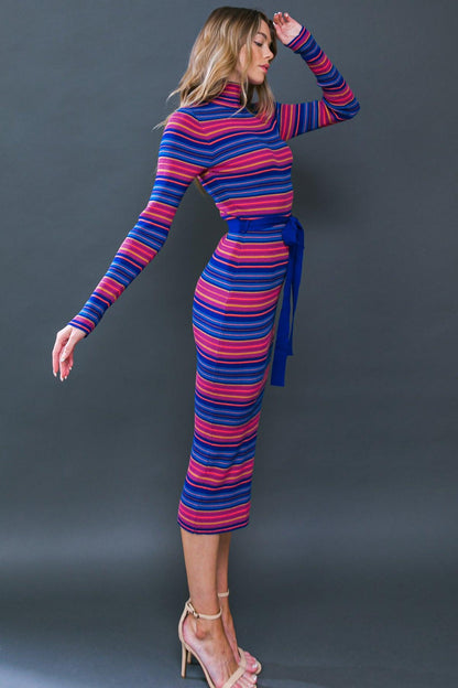 Noteworthy Shine Sweater Midi Dress