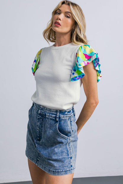 Glittery Glee Sweater Top