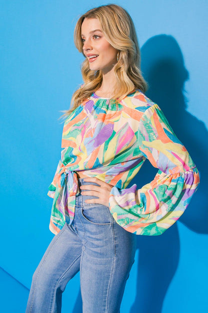 Sight Set on Tonight Woven Top