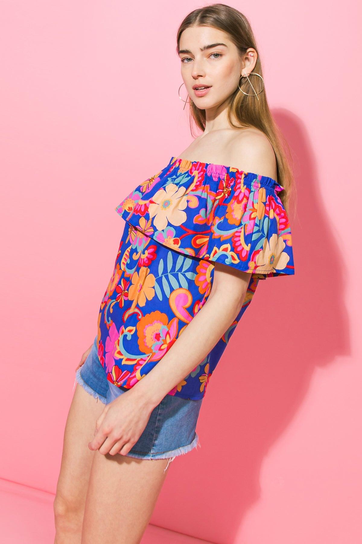 Believe in Destiny Poplin Top