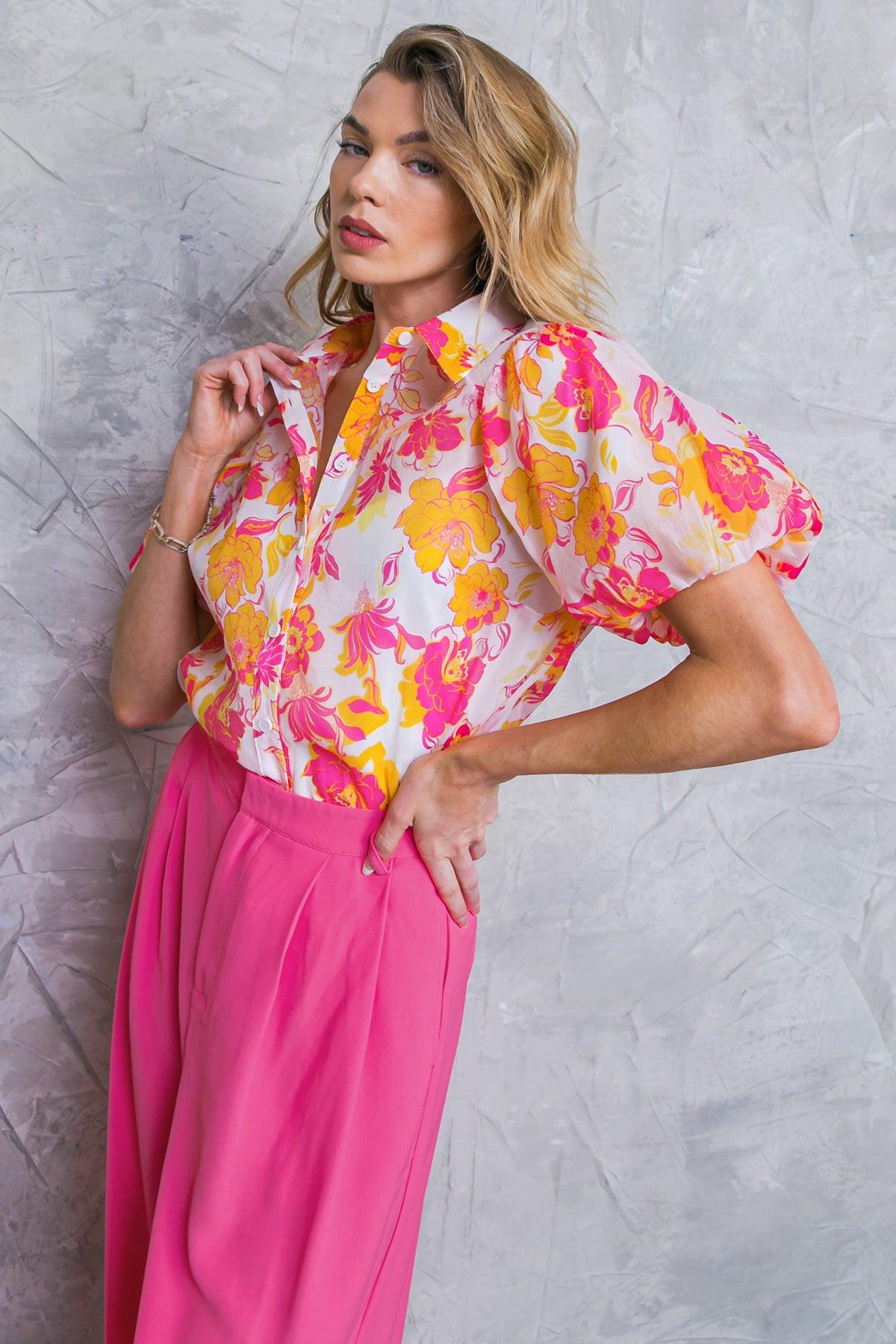 Effortless Outlook Woven Top
