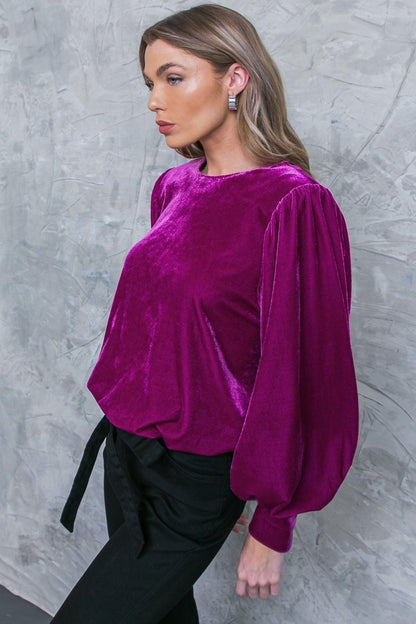 It's Your Time Velvet Top