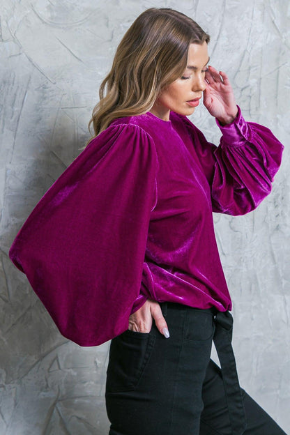 It's Your Time Velvet Top