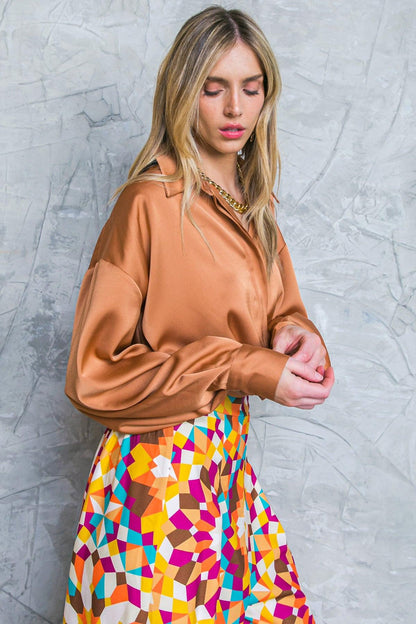 Graceful Movements Woven Top