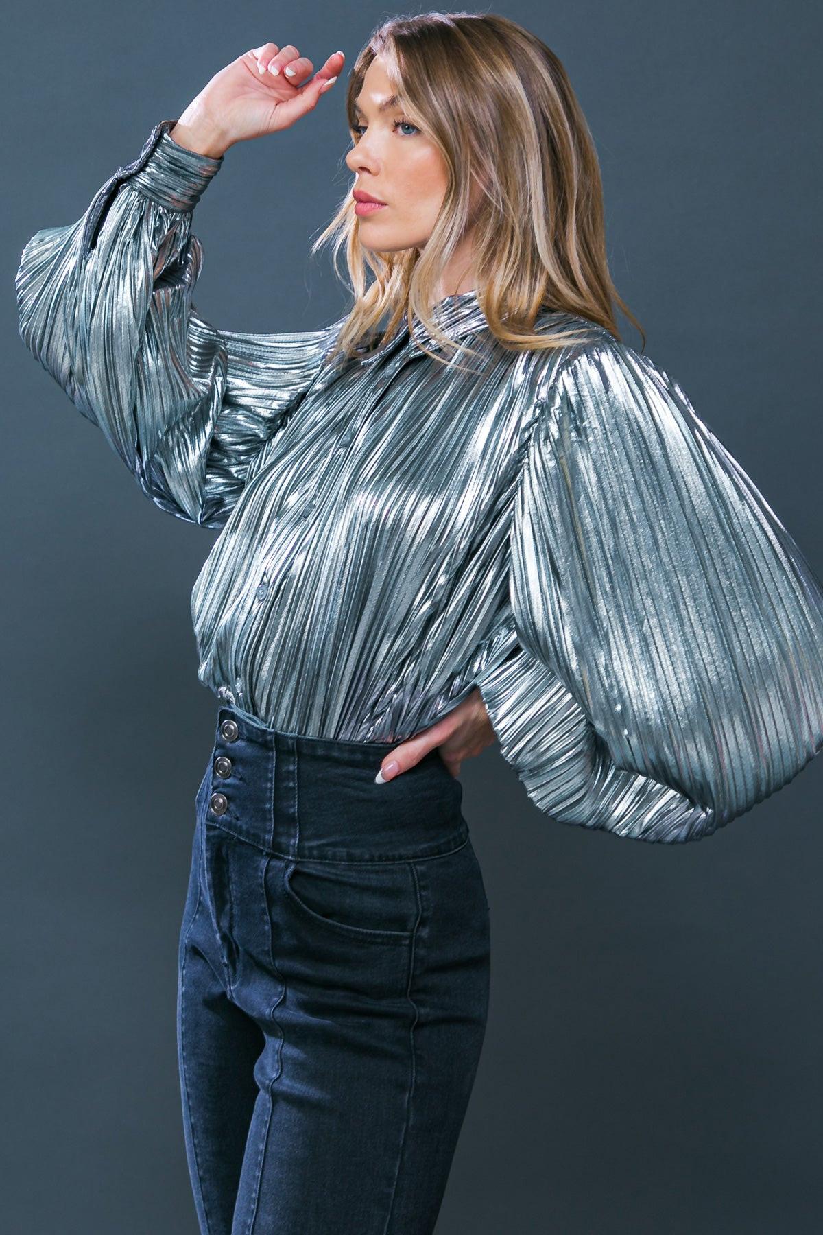Runway Trend Foiled Top