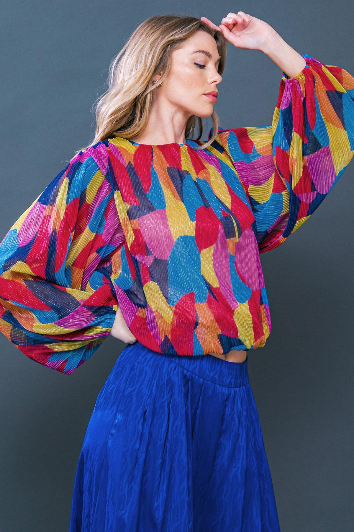 Feeling Delightful Woven Top