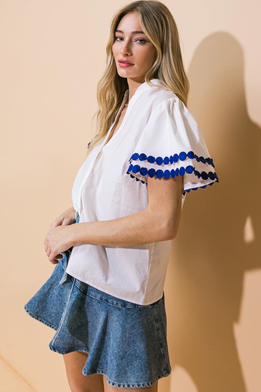 Learn as You Go Woven Top