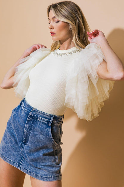 So Unbothered Knit Bodysuit