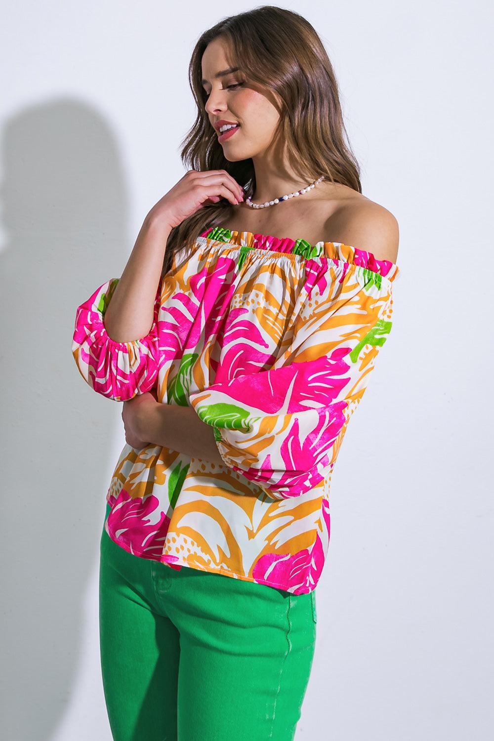 Breaking Hearts Woven Top