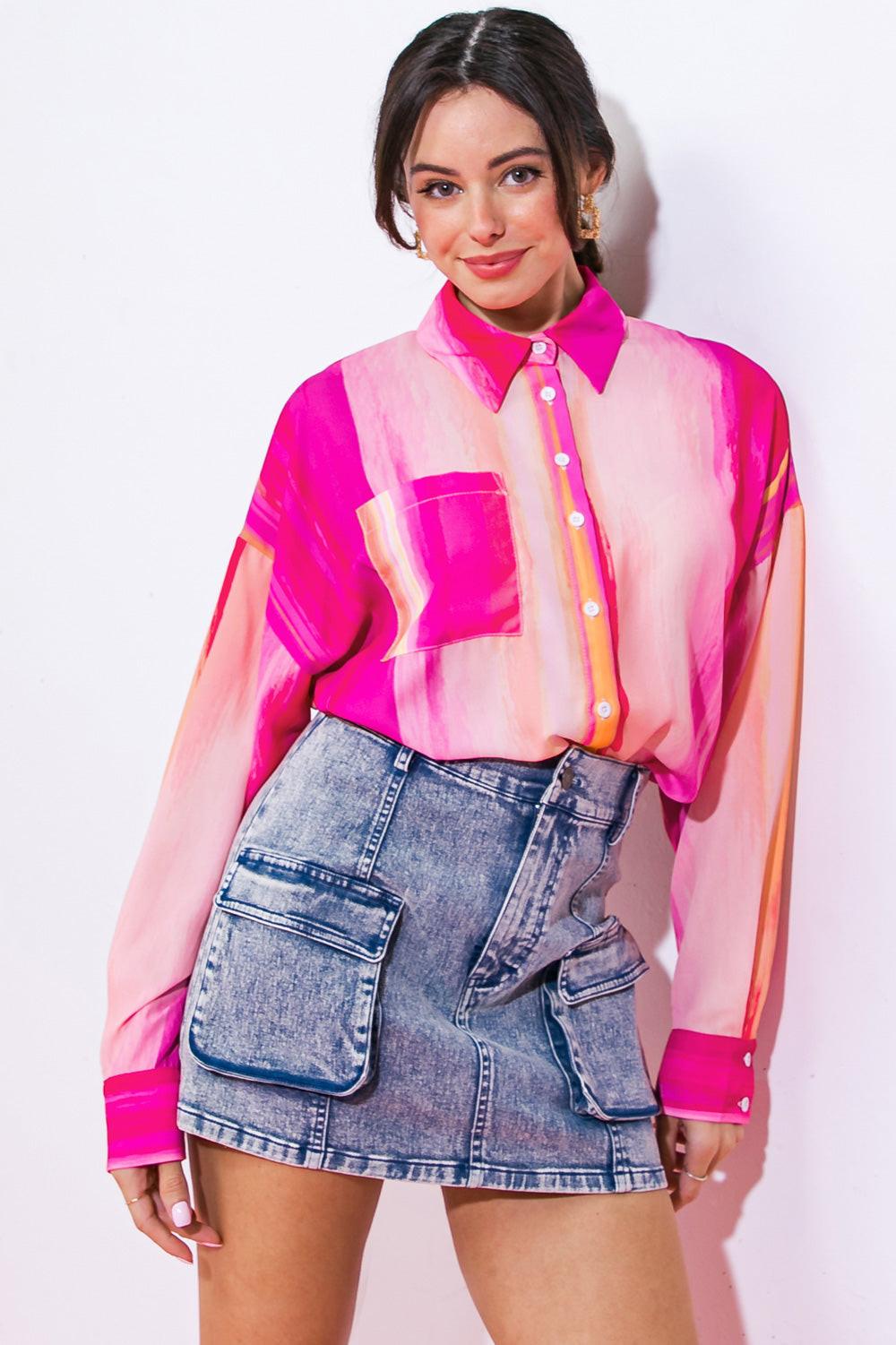 Take the Lead Woven Top