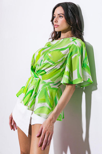 Easy to Say Woven Top