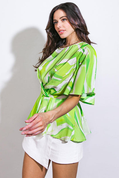 Easy to Say Woven Top