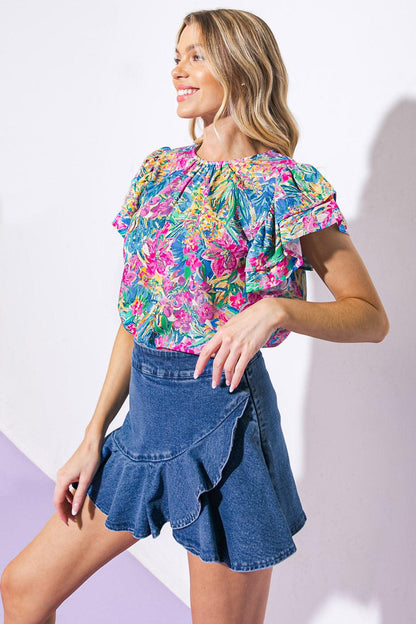 Aware of This Woven Top
