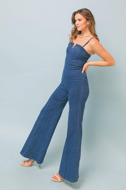 Making Magic Denim Jumpsuit