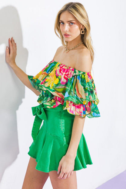 I'll Be Loving You Woven Top
