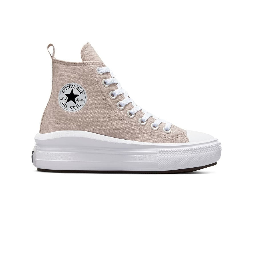 Converse Chuck Taylor All Star Move Women's Platform High-Top Sneakers — Wonder Stone Canvas