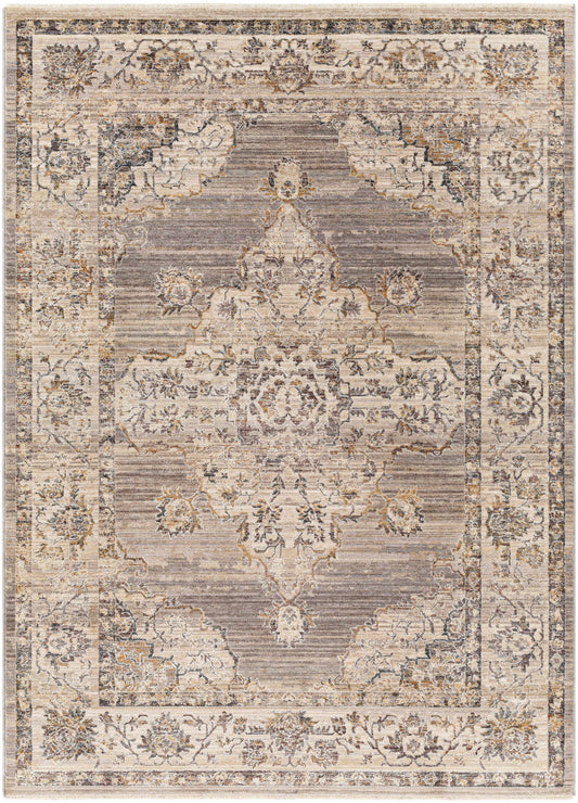 Cream Brown Zola Area Rug - Clearance
