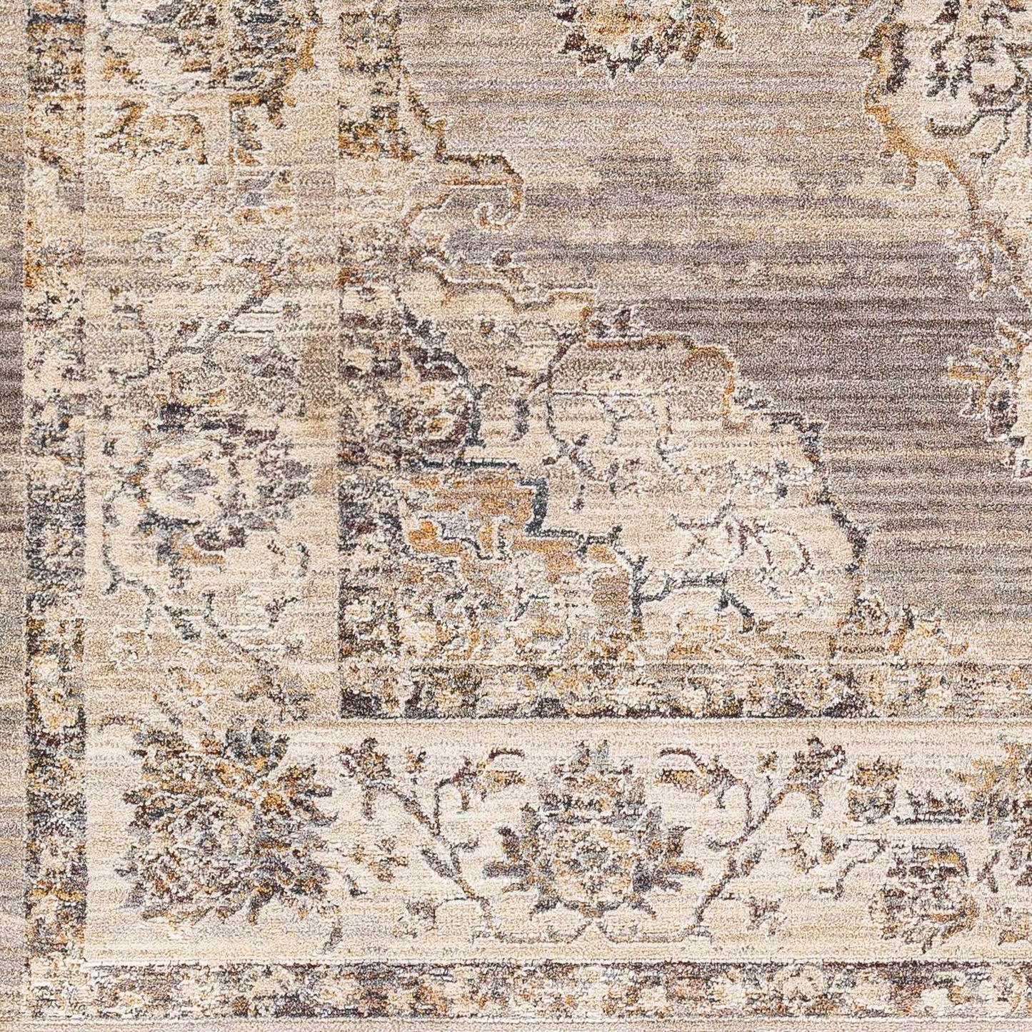 Cream Brown Zola Area Rug - Clearance