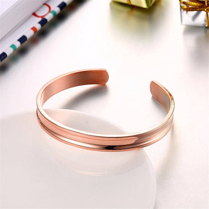Rose Goldtone Cuff