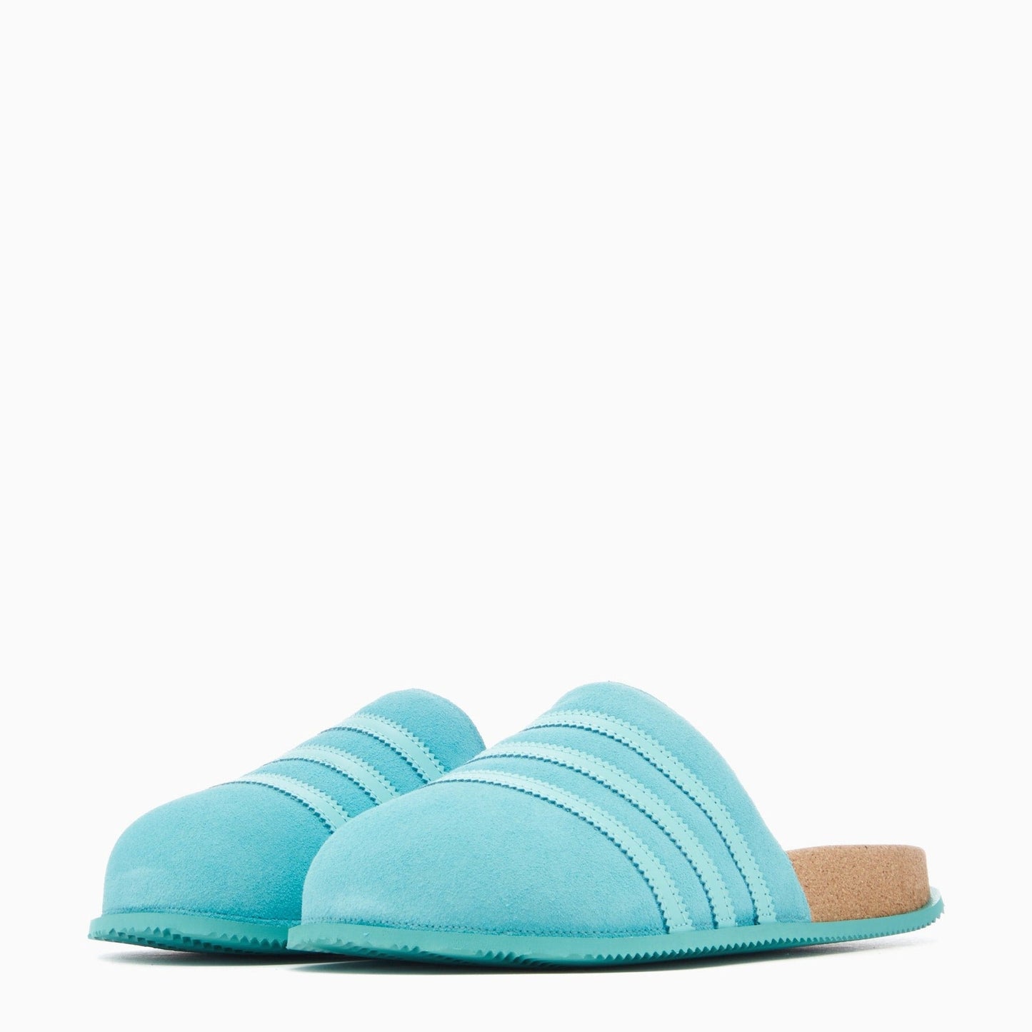 Men's adidas Adimule Lea Slides 'Aqua'