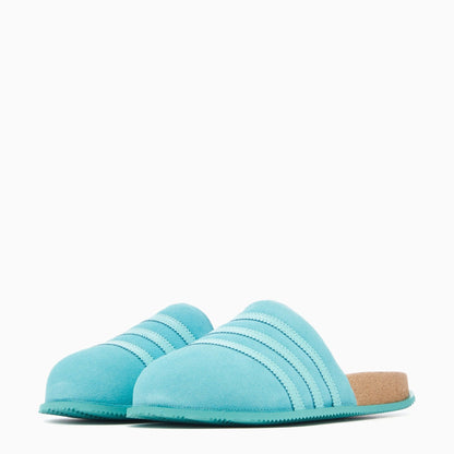 adidas Men's Adimule Lea Slides 'Aqua' Sandals