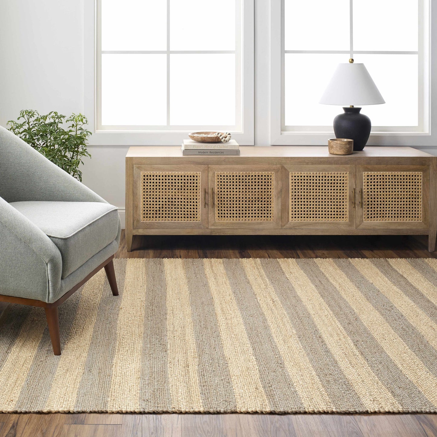 Ilkay Jute Area Rug - Clearance