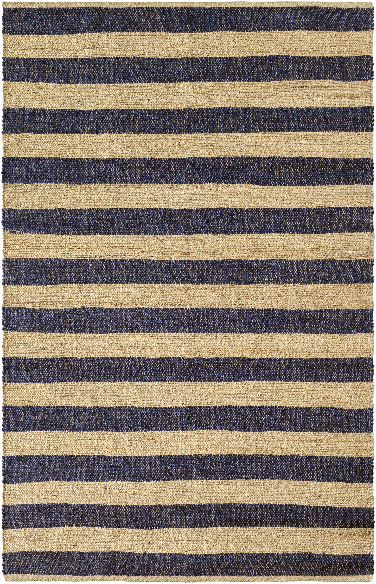 Ilkay Beige & Black Jute Area Rug