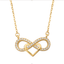 Gold Infinity Heart