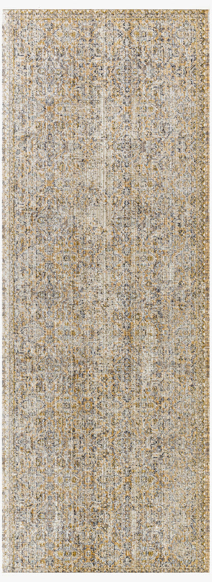Margaret Beige & Blue Washable Outdoor Rug - Becki Owens x Livabliss - Clearance