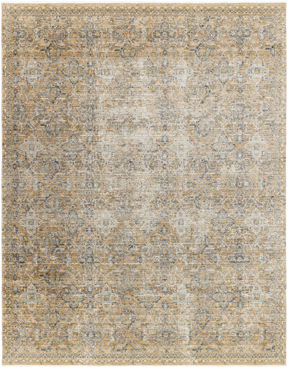 Margaret Beige & Blue Washable Outdoor Rug - Becki Owens x Livabliss - Clearance