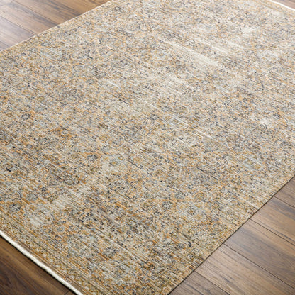 Margaret Beige & Blue Washable Outdoor Rug - Becki Owens x Livabliss - Clearance