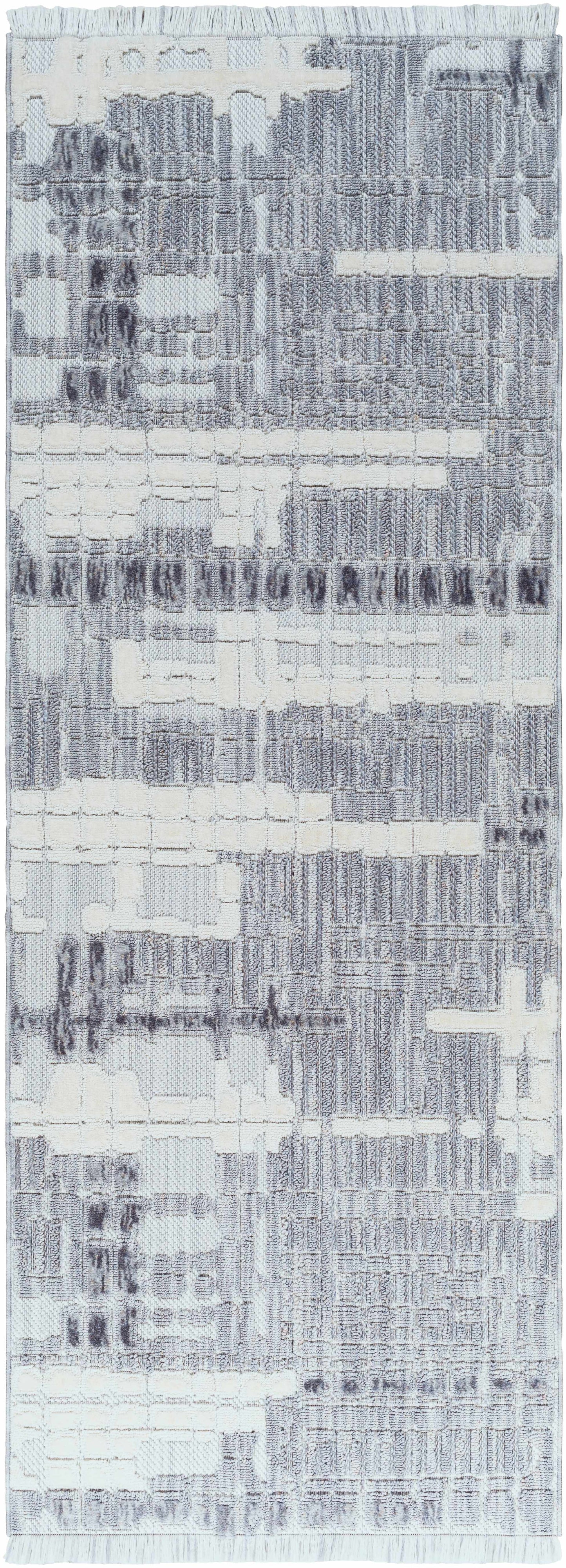 Bodhi Textured Saxony Rug with Fringes - Clearance