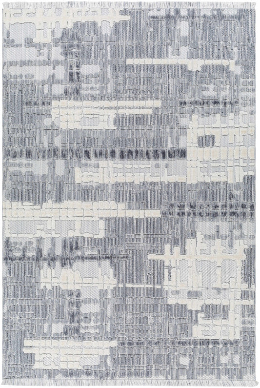 Bodhi Textured Saxony Rug with Fringes - Clearance