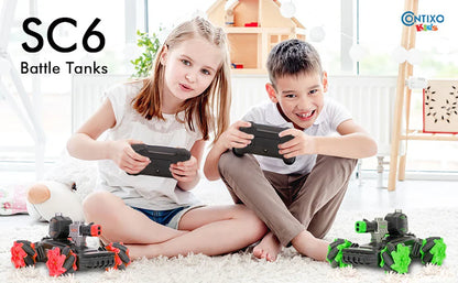 Contixo SC6 RC Laser Tag Battle Tank (2 RC Cars)