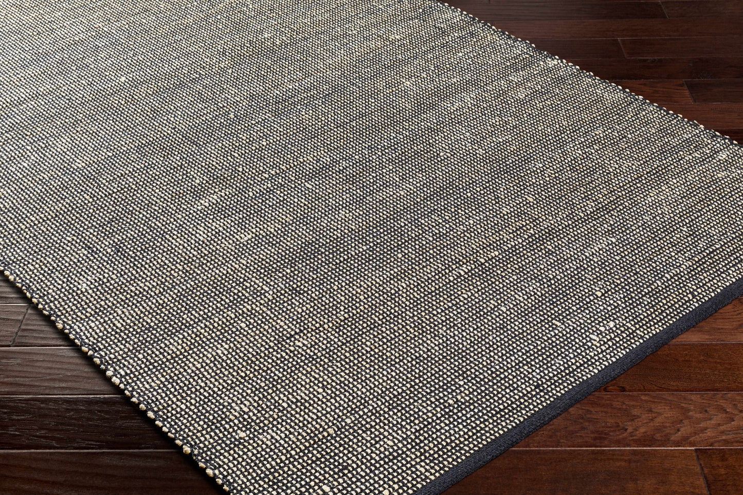 Byrne Black Jute Rug - Clearance
