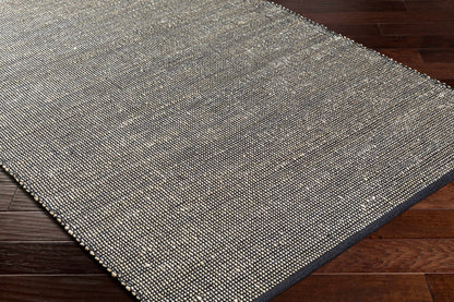Byrne Black Jute Rug - Clearance