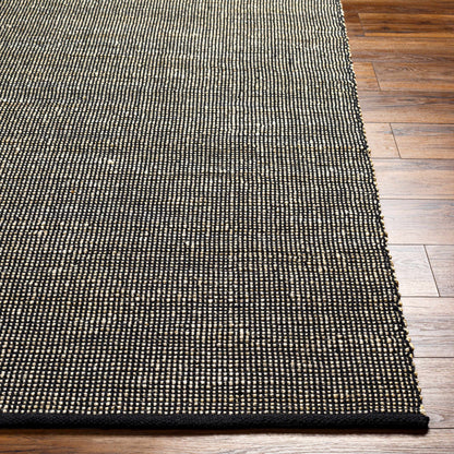 Byrne Black Jute Rug - Clearance
