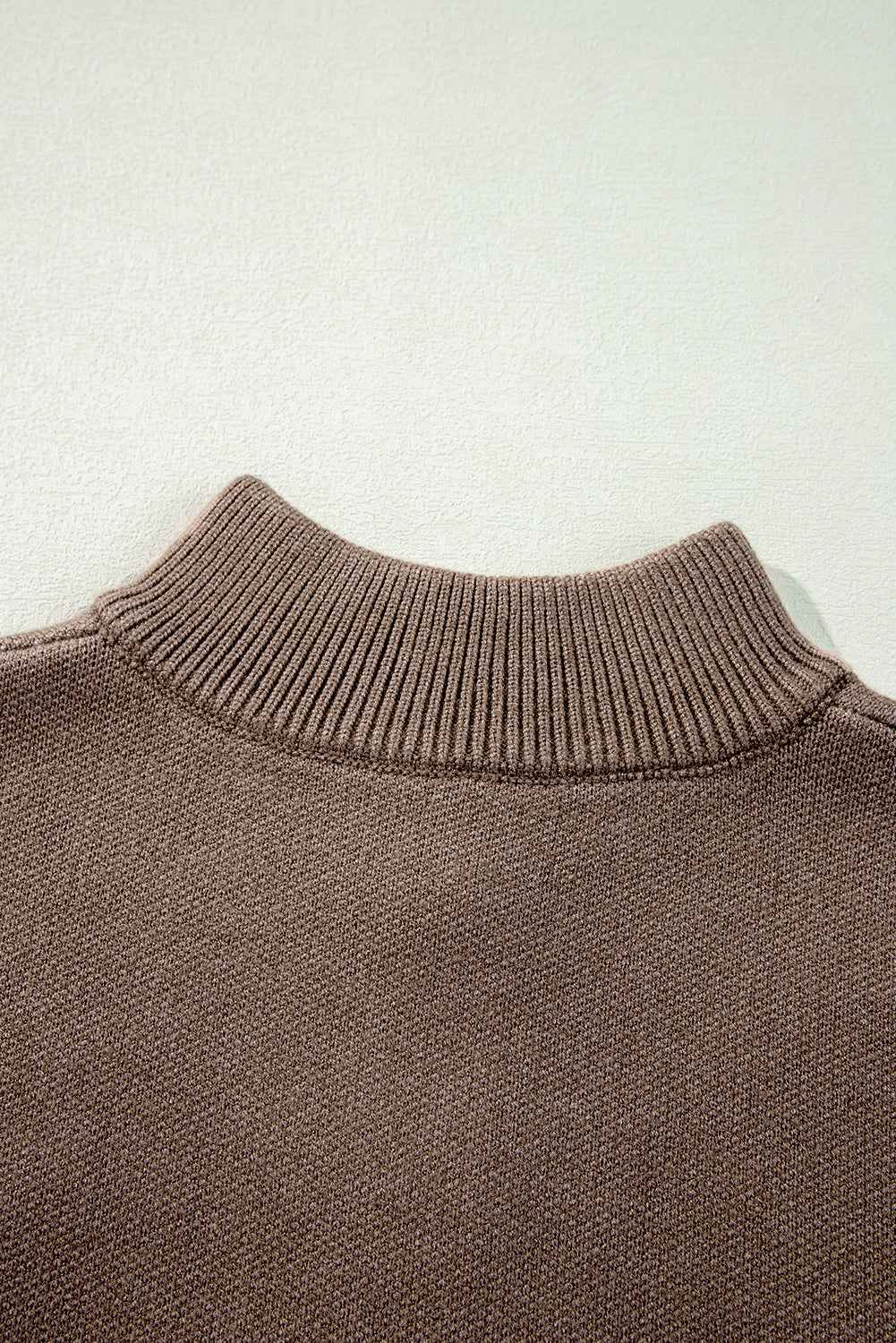 Threaded Pear Eleanor Half Zipper Stand Sweater