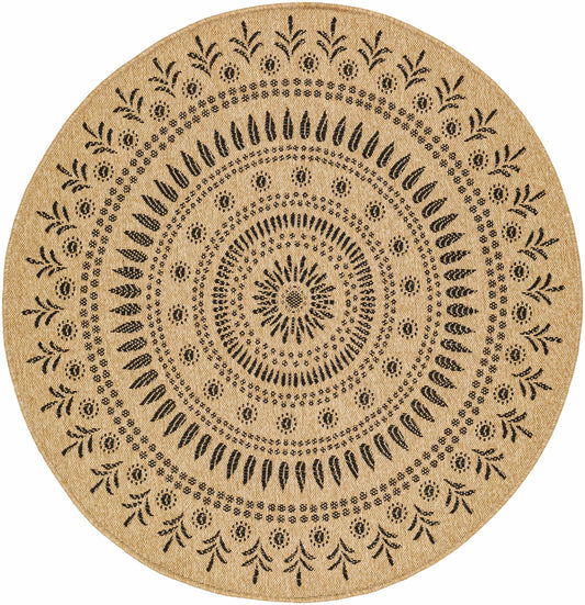 Beata Round Faux Jute Rug - Clearance