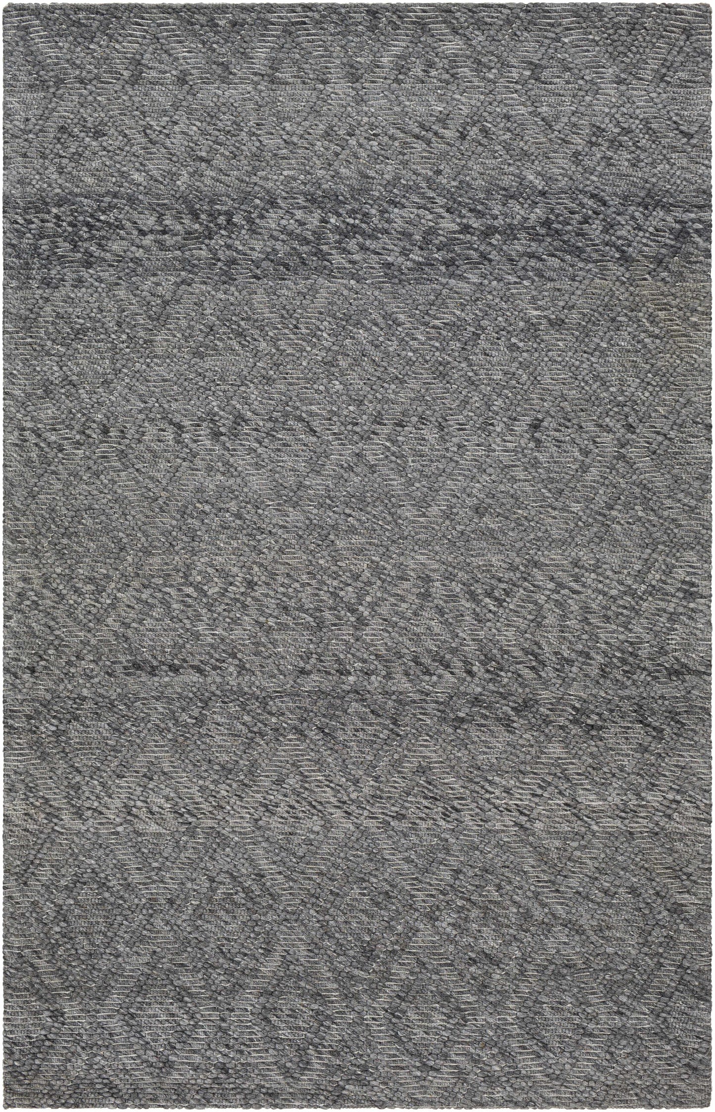 Kasib Dark Gray Hand Woven Area Rug - Clearance