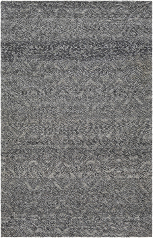 Kasib Dark Gray Hand Woven Area Rug - Clearance