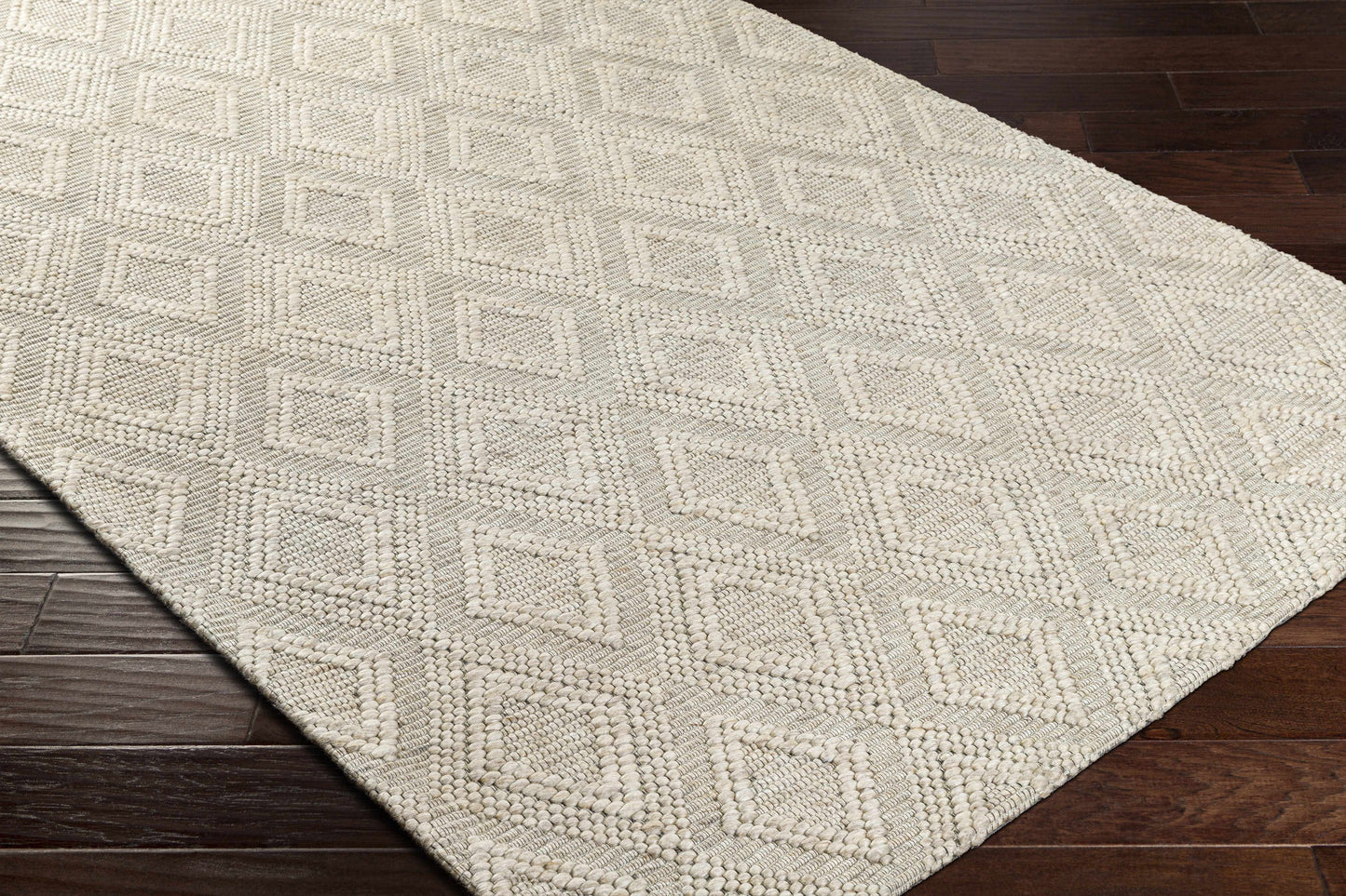 Kasib Beige Hand Woven Area Rug