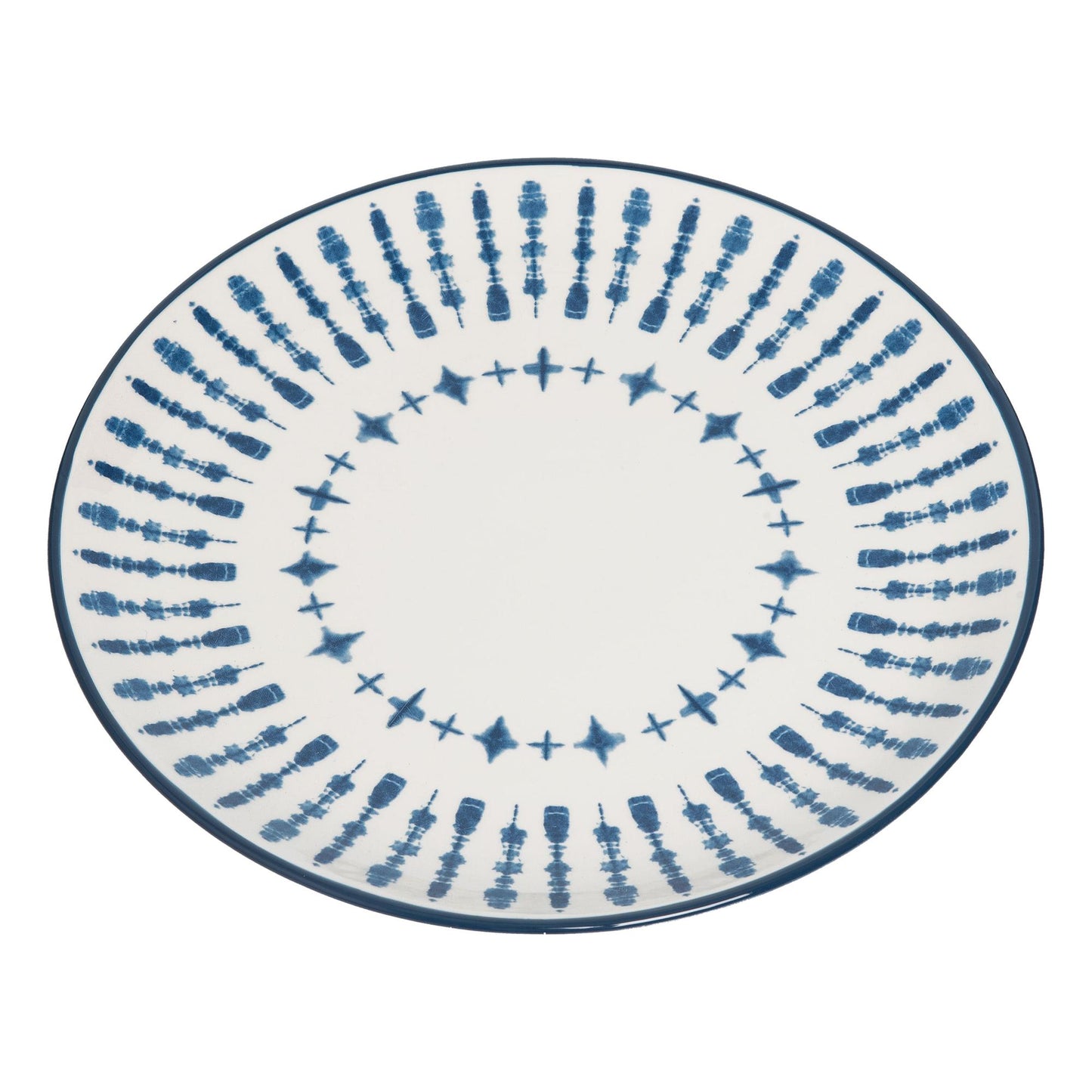 Dolomite 12.25 in off White Everyday Platter Spring Serving Platter Ceramic for Home and Entertaining